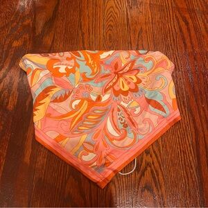 Colorful Floral Cross Back Tube Top